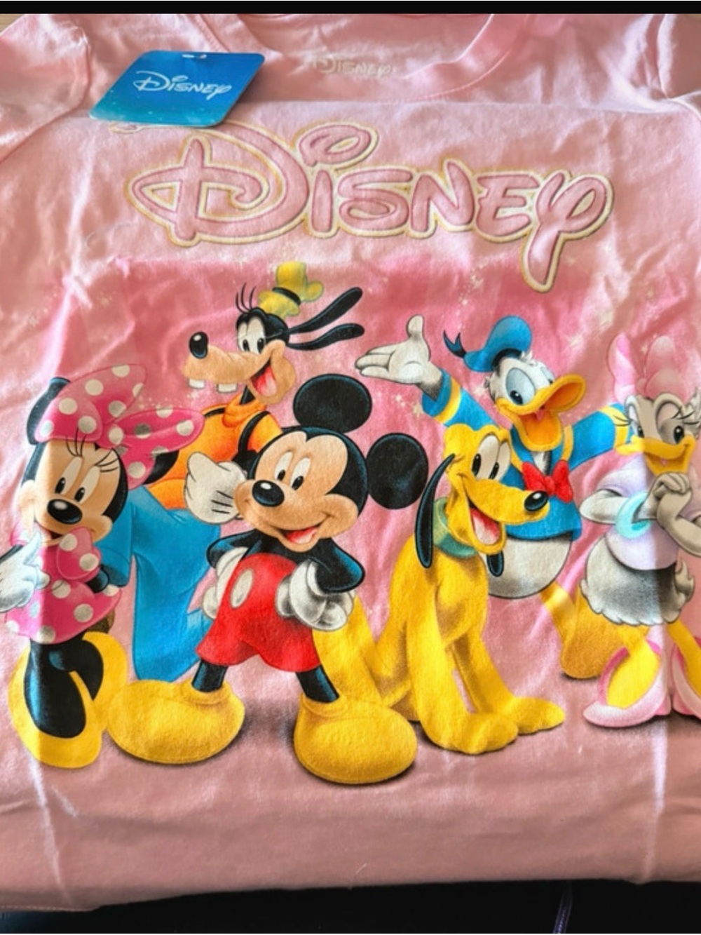 Disney Pink Kids's Top with Classic Mickey & Friends